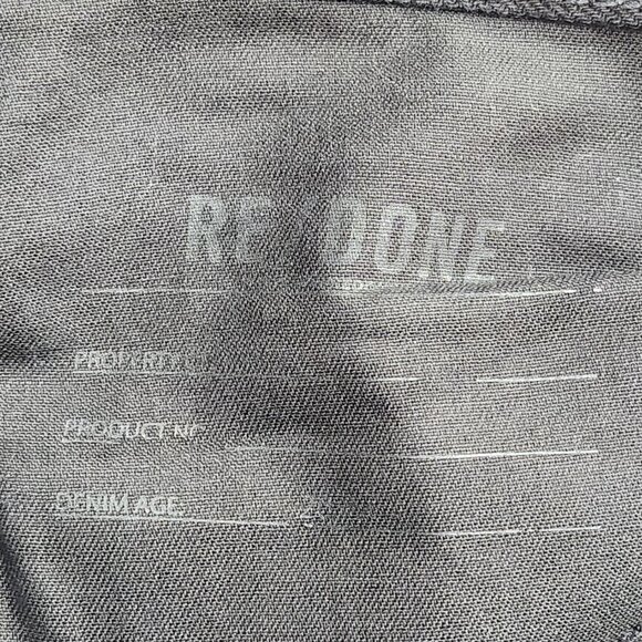 Re/Done Womens Originals 70s Low Rise Bell Bottom Jeans Size 29 Black New - Picture 10 of 14